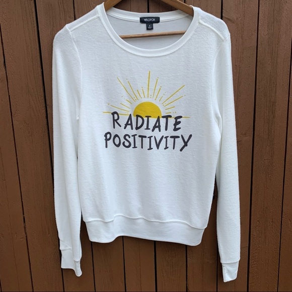 Wild fox | NWT Size Small Radiate Positivity Long Sleeve Top - Picture 13 of 16